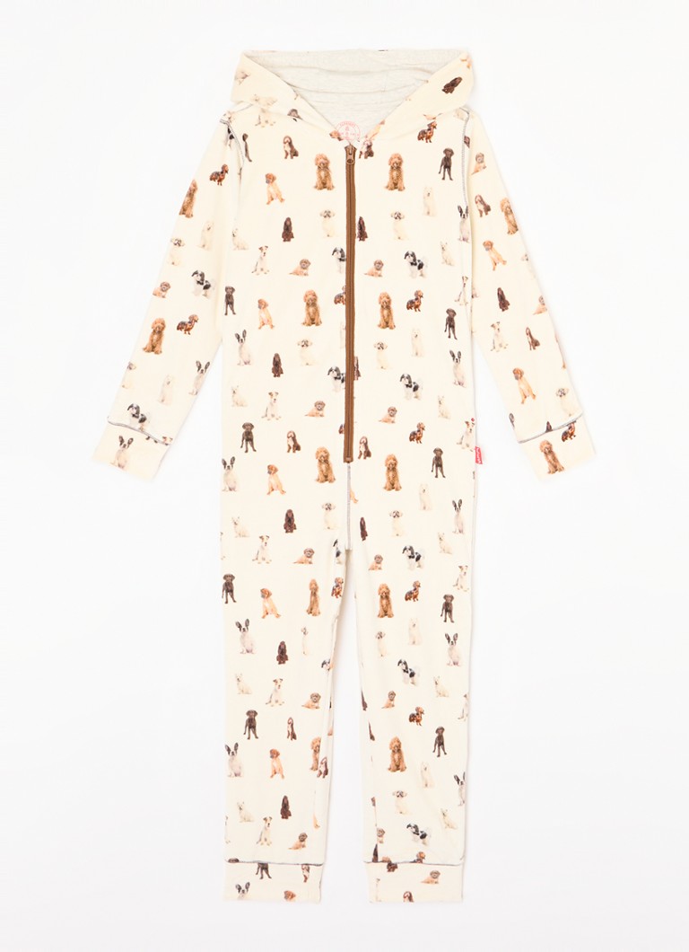 Claesens printed velvet onesie