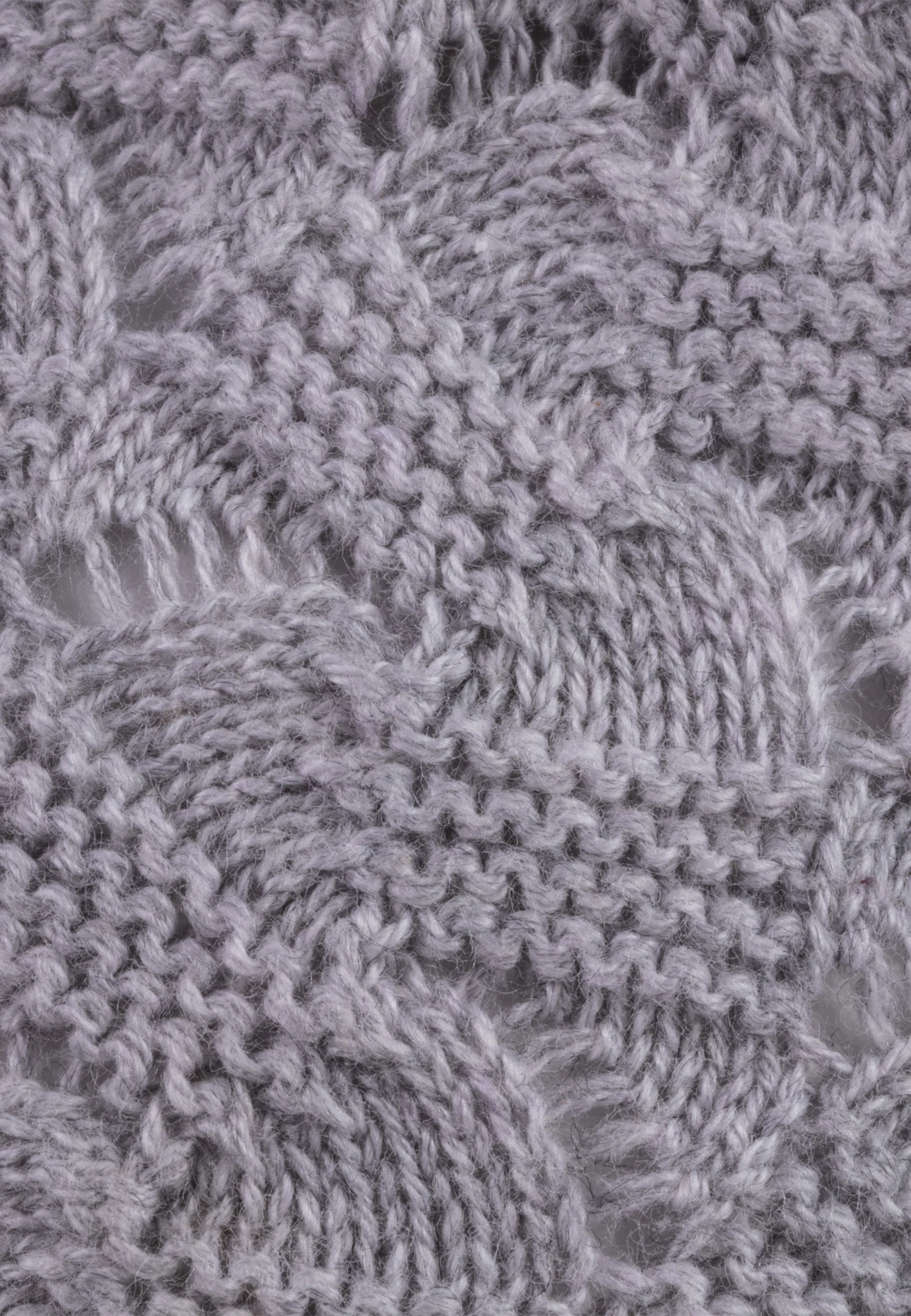 Strickmütze GOTS mit eingestricktem Lochmuster
