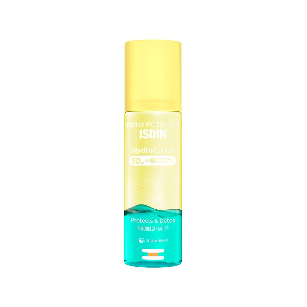 isdin HydroLotion Huile solaire antioxydante SPF50