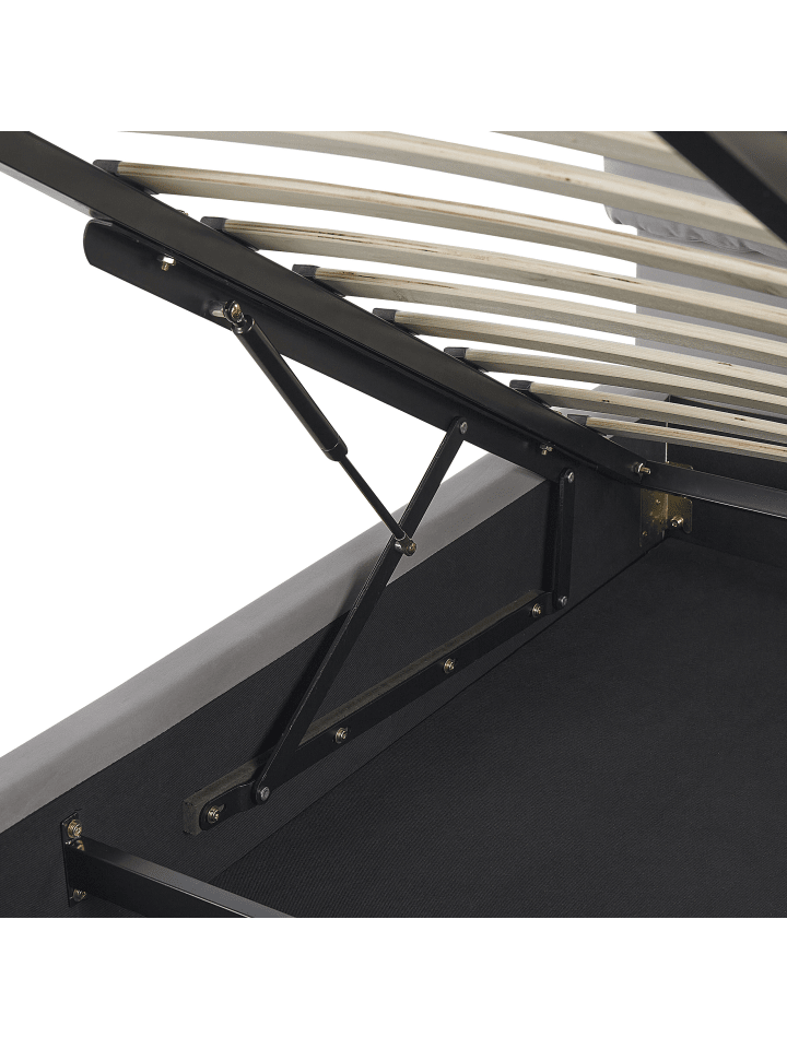 Beliani Doppelbett BATILLY in Grau - (W) 154 x (H) 105 x (L) 224 cm günstig kaufen onesize