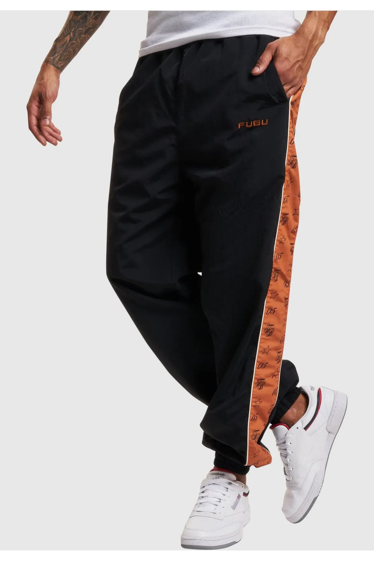 FUBU  Jogginghose - Schwarz - Straight