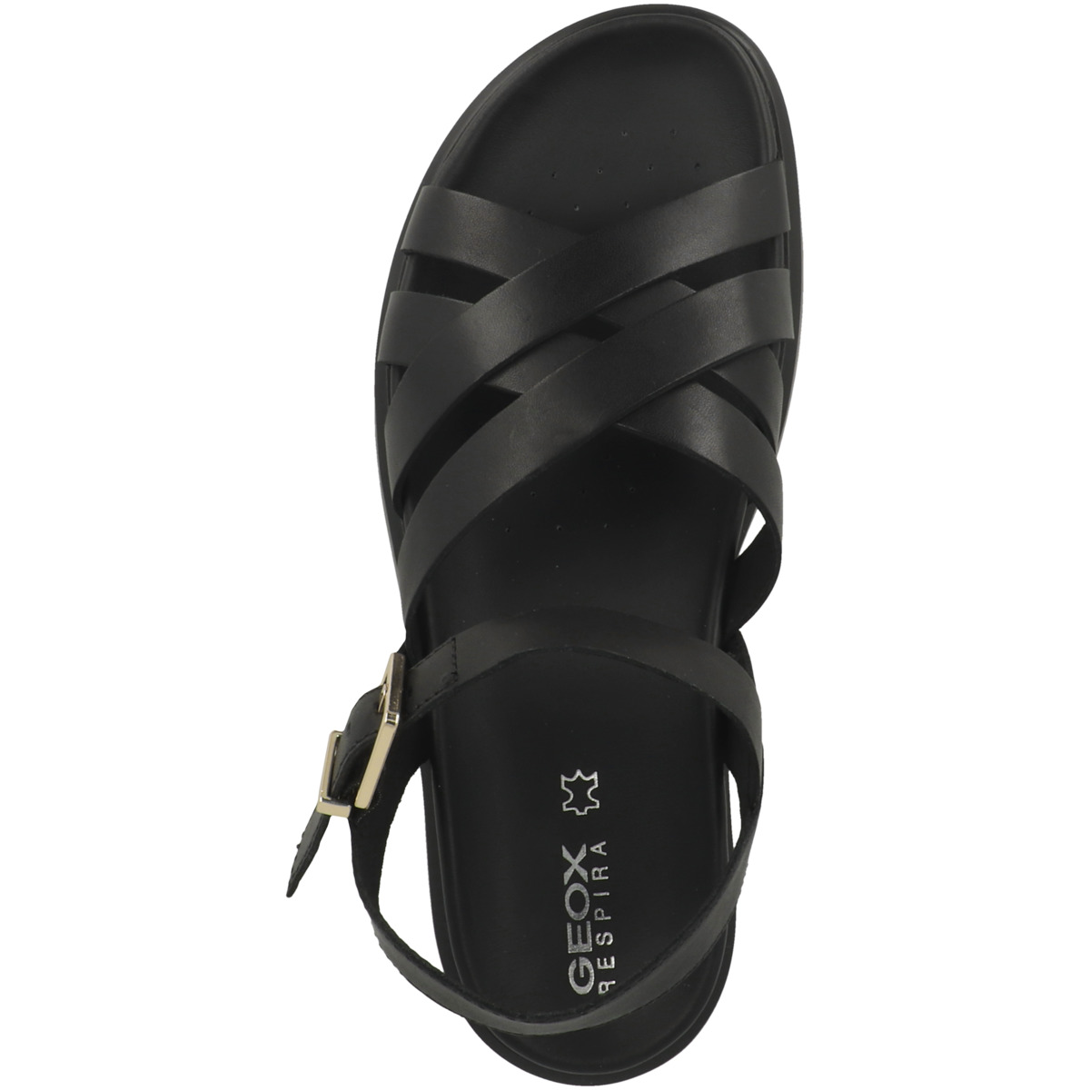 Geox D Xand 2S B Sandale schwarz