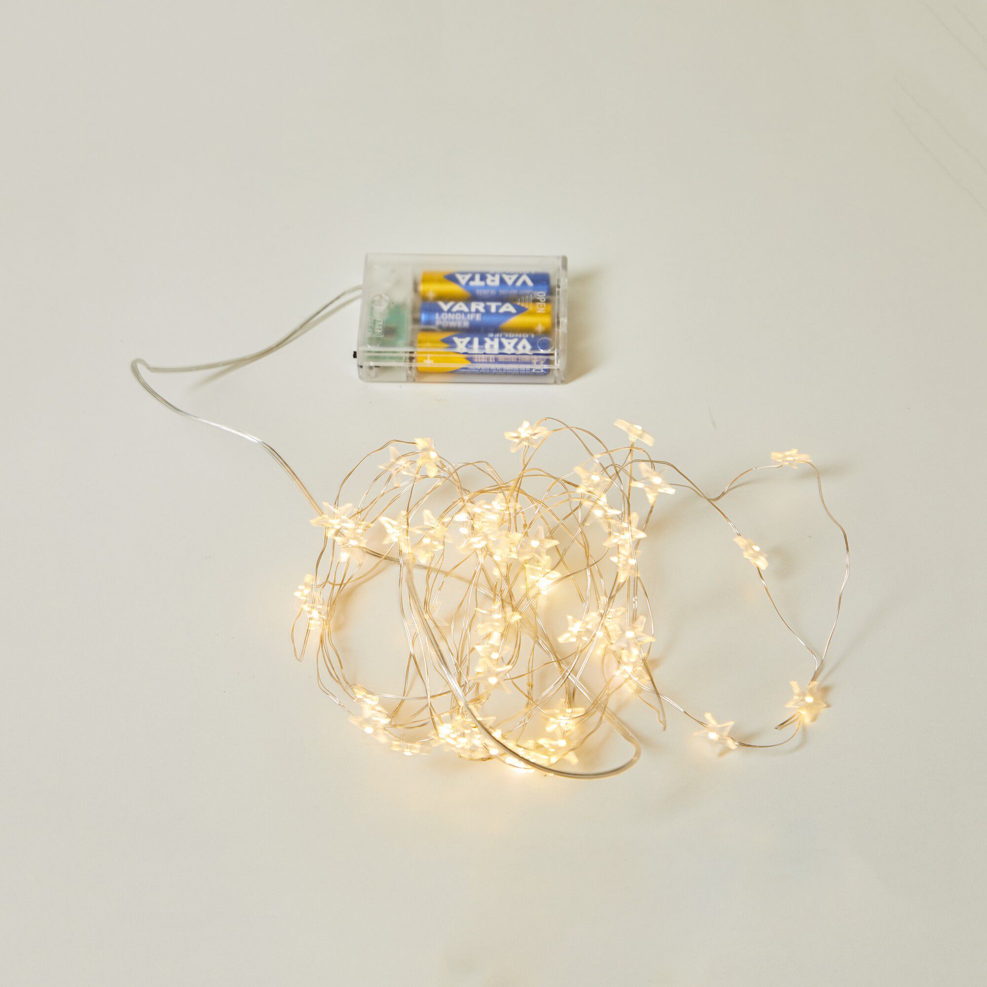 Guirlande fines étoiles lumineuses