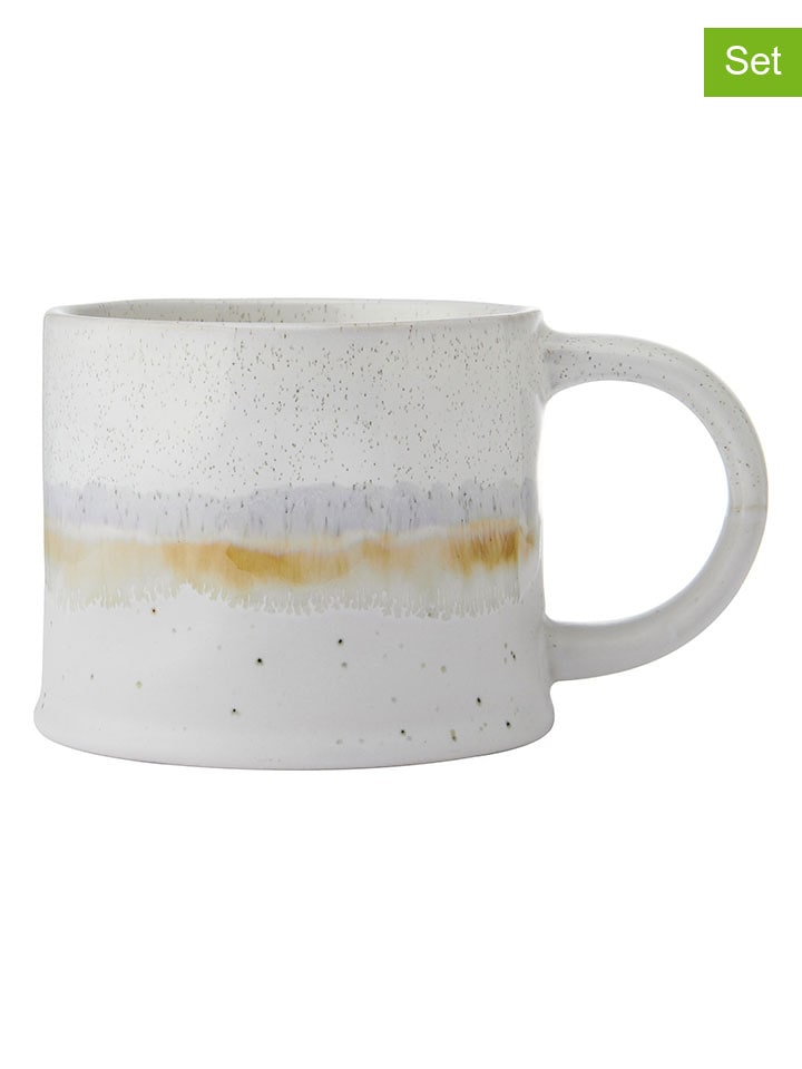 Mikasa 2er-Set: Tassen in Weiß/ Lila - 450 ml günstig kaufen onesize