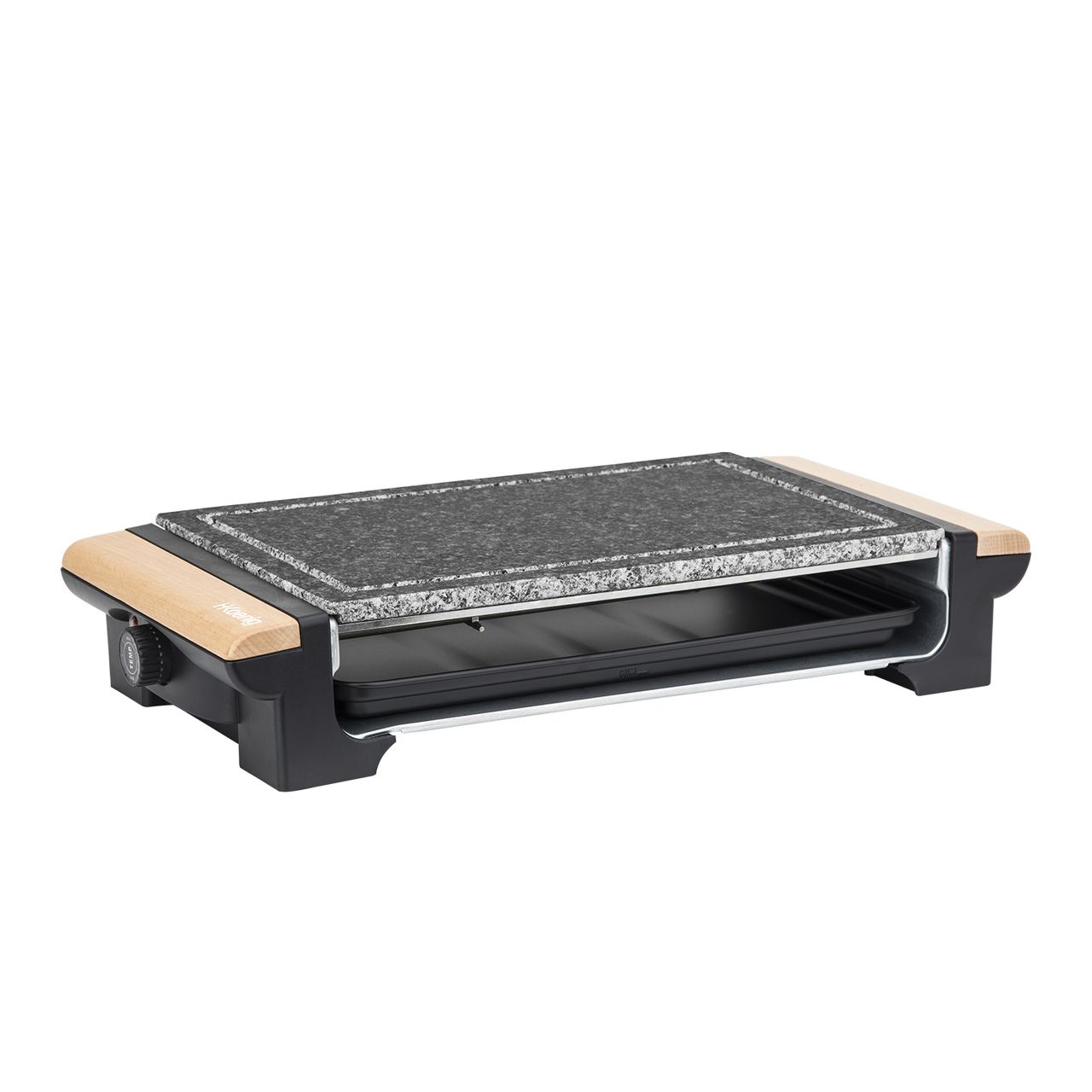 H.Koenig 2 in 1 Tischgrill RP320 mit Granitsteinplatte