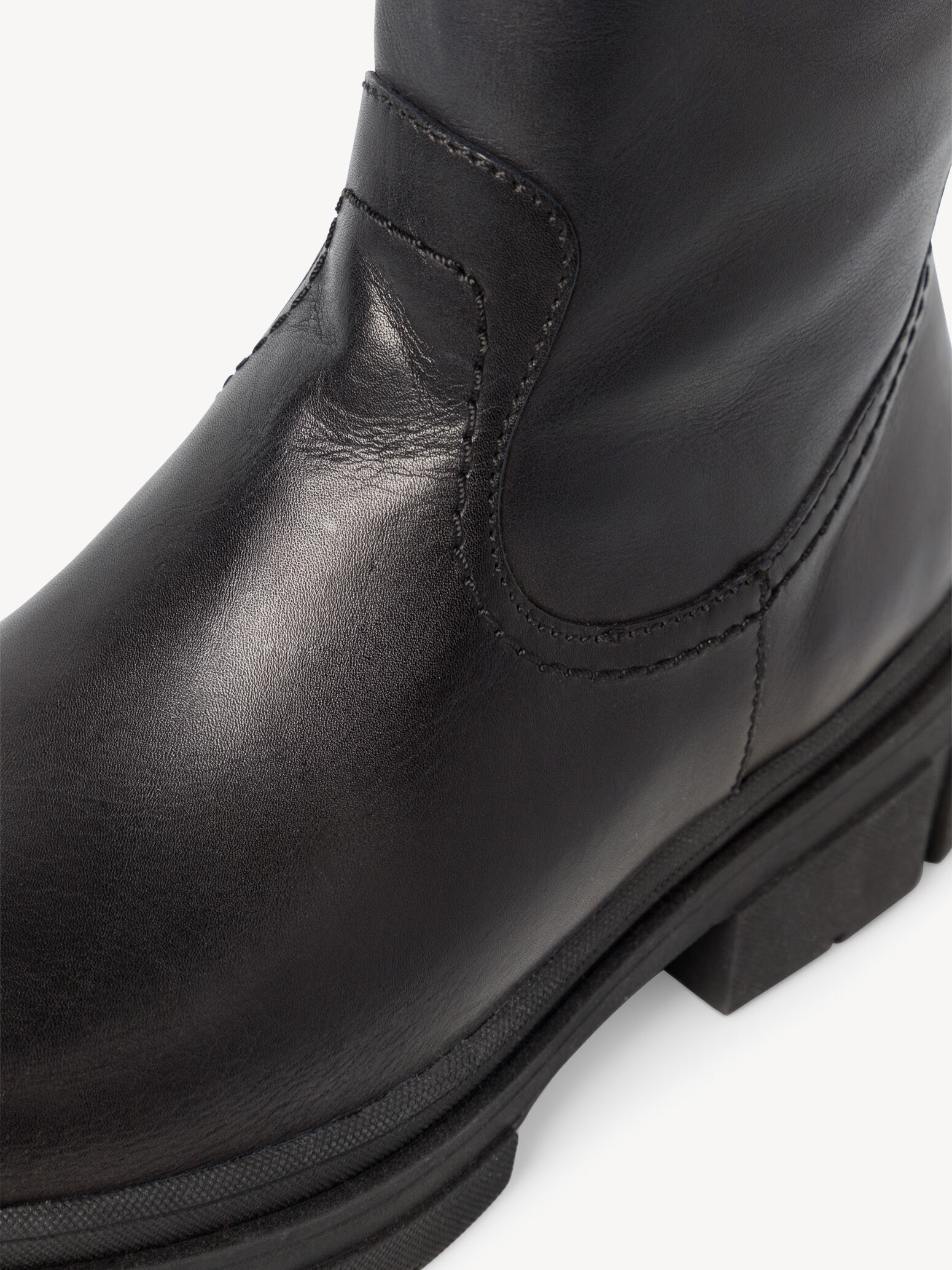 Bottes en cuir - noir
