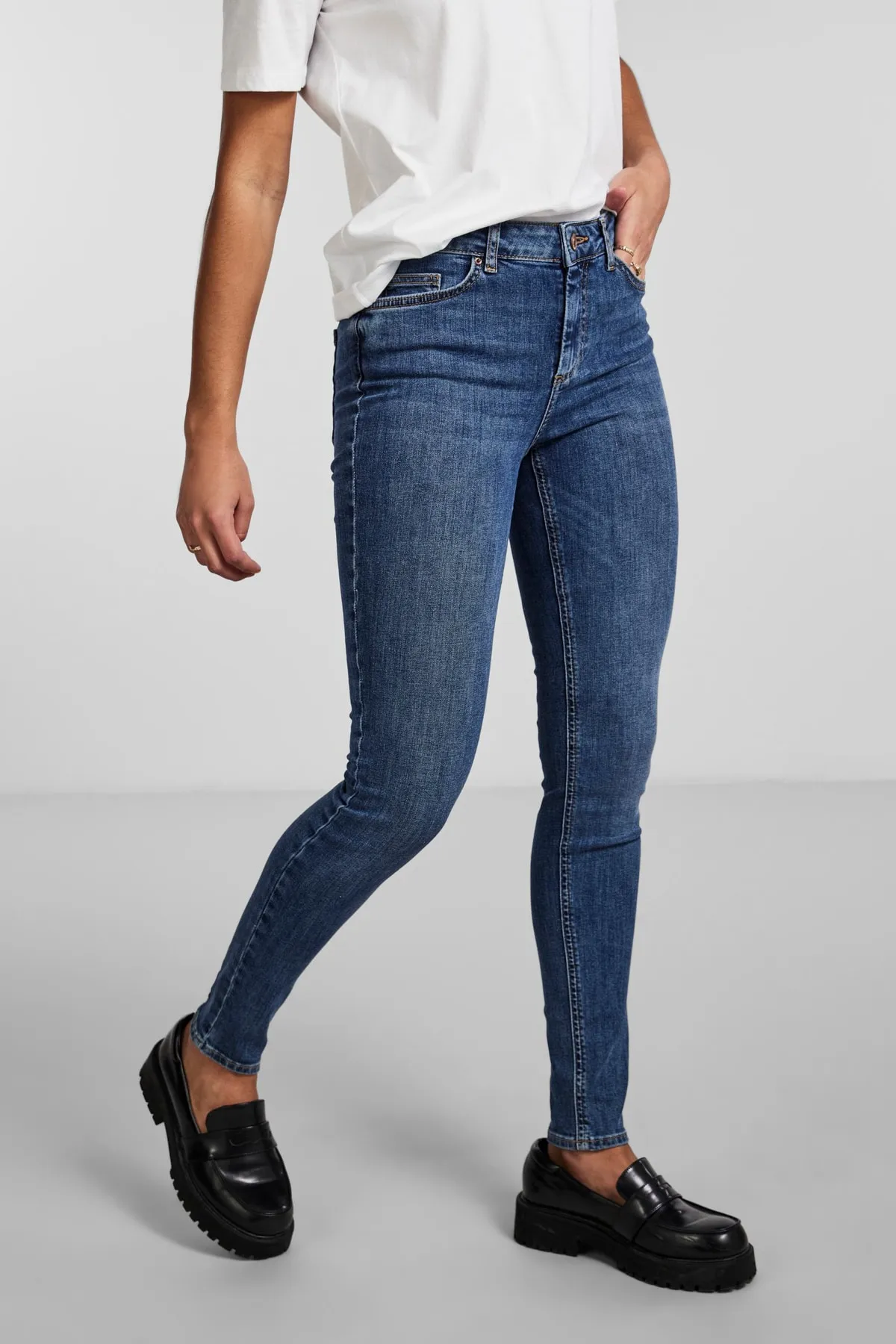 PIECES  Jeans - Dunkelblau - Skinny