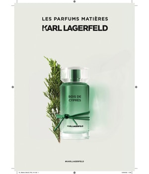Karl Lagerfeld Les Matières Base Bois de Cyprès Eau de Toilette 100 ml