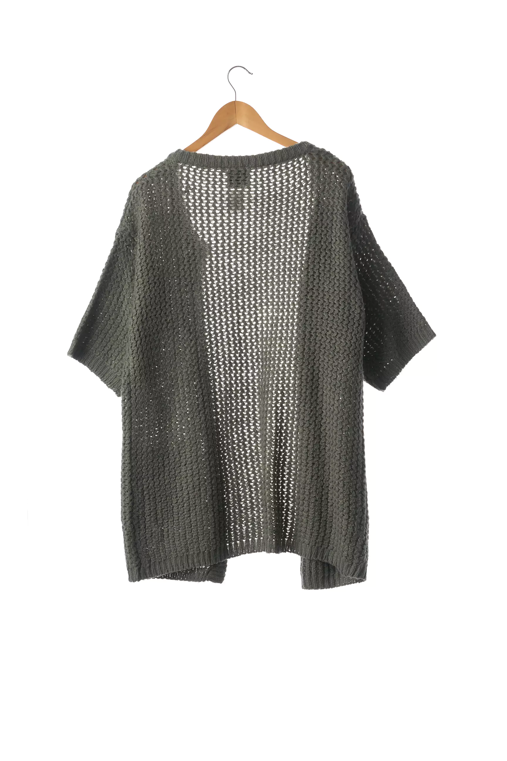 Ichi Gilets Manches Courtes Femme couleur vert