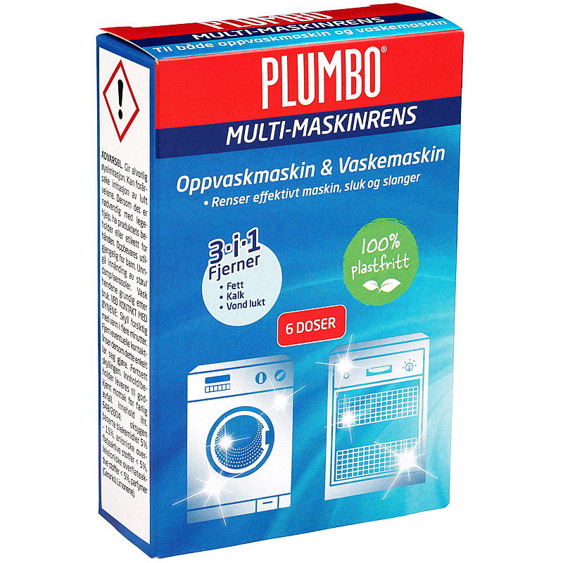 Plumbo Plumbo 6 stk Multi-Maskinrens