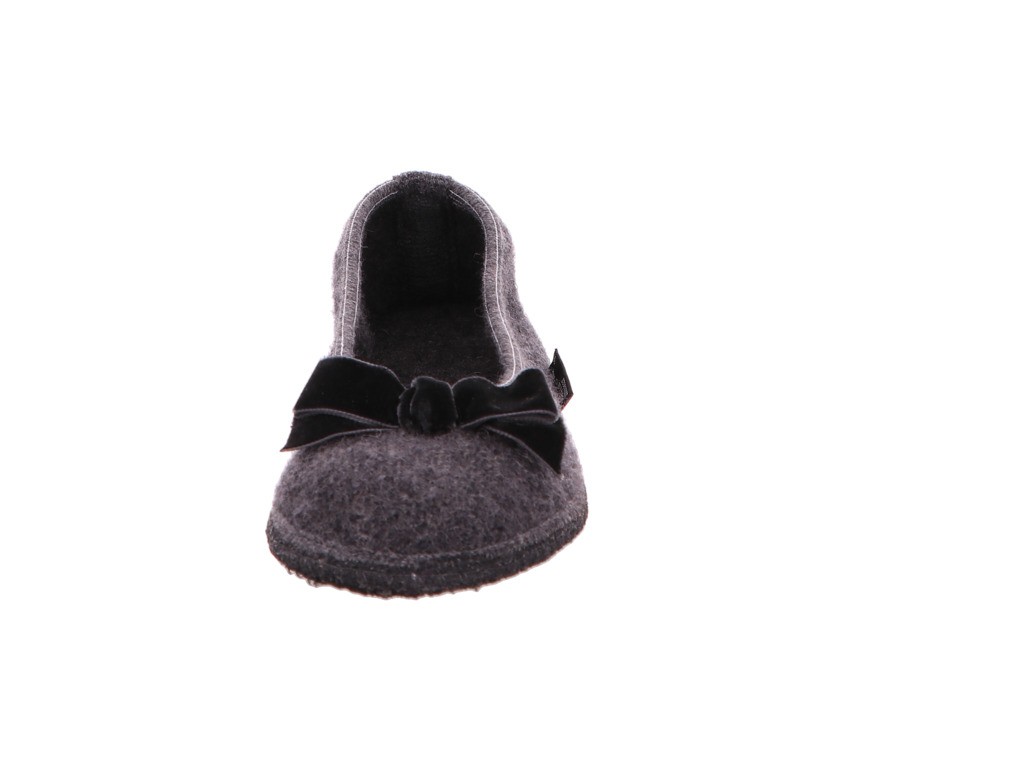 HAFLINGER Hausschuhe grau 2021 Slipper Fiocco