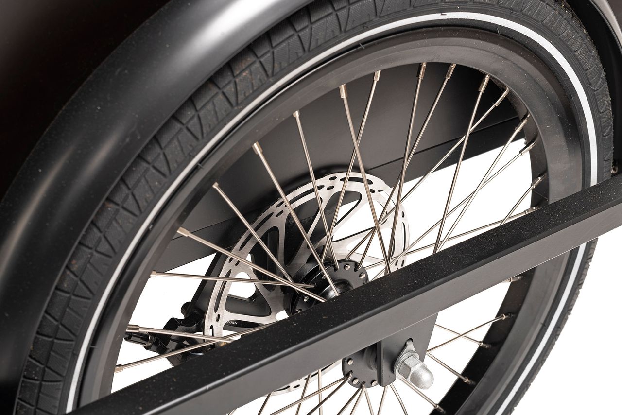 VOGUE Cargo E-Bike Avenger schwarz 250W 36V/15 Ah Li-Ion-Akku 8 Gänge