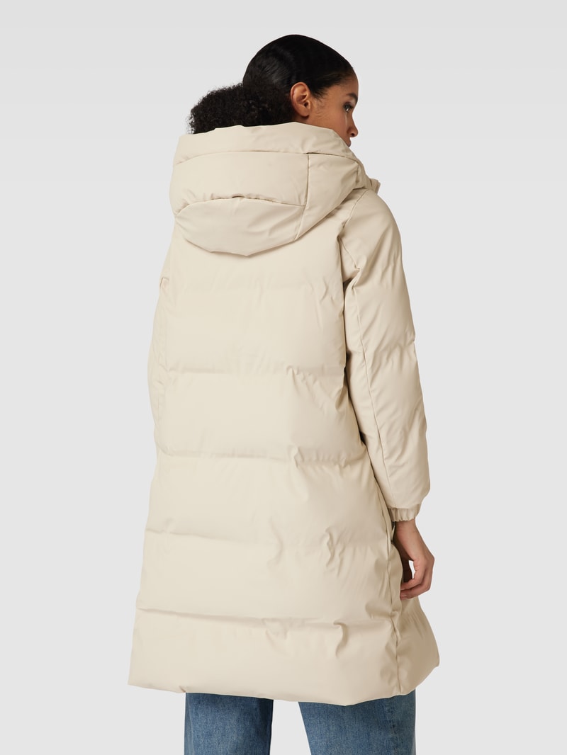 Steppmantel mit Kapuze Modell 'NOE' in offwhite