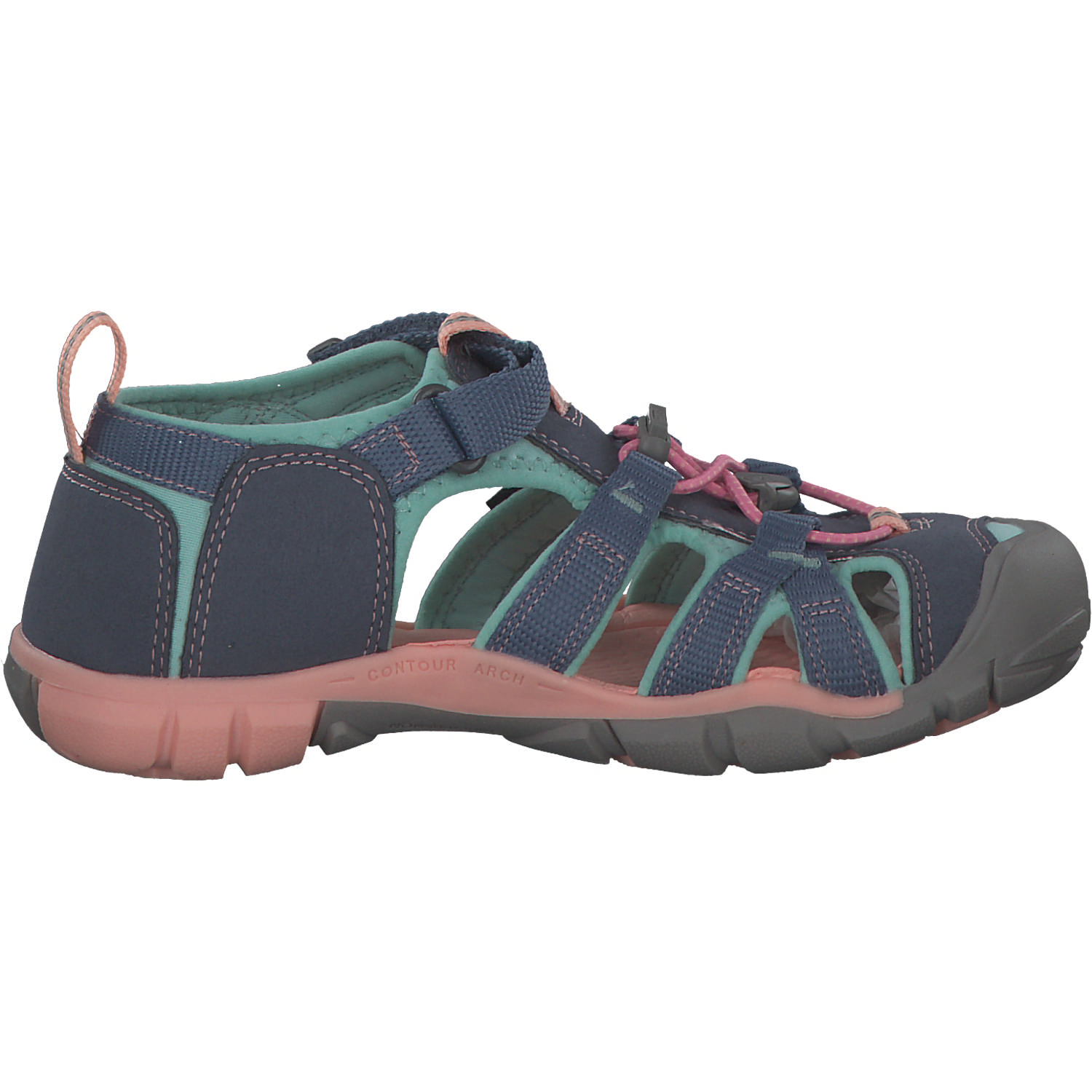Keen Seacamp II CNX 1022975, Sandalen (Kinder), Kinder, flint stone/ocean wave