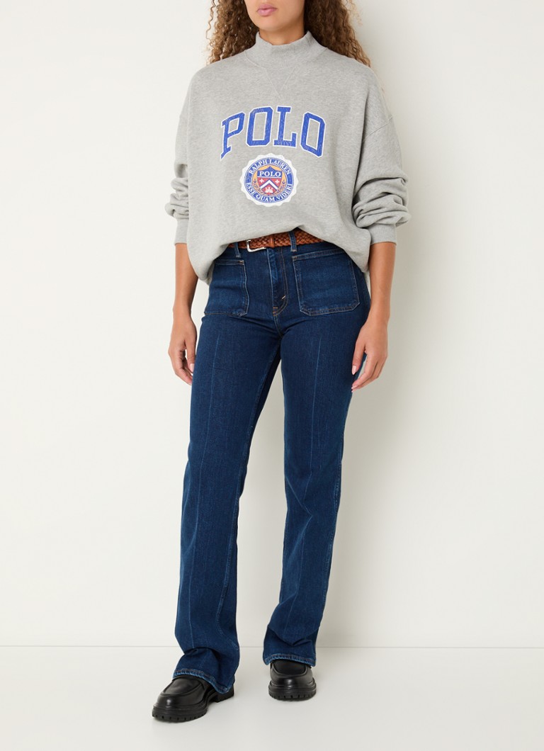 Pulover lejer cu logo-ul Ralph Lauren imprimat