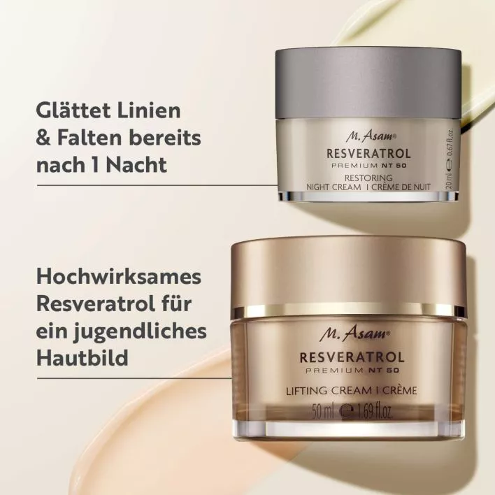 RESVERATROL PREMIUM NT50 Liftendes Tages und Nachtcreme Set