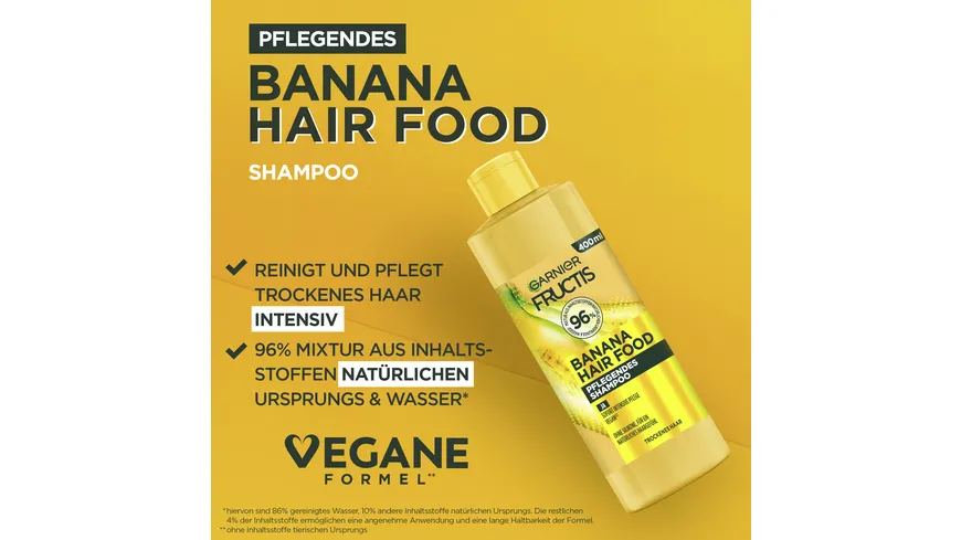 Garnier Fructis Banana Hair Food Shampoo 400 ml