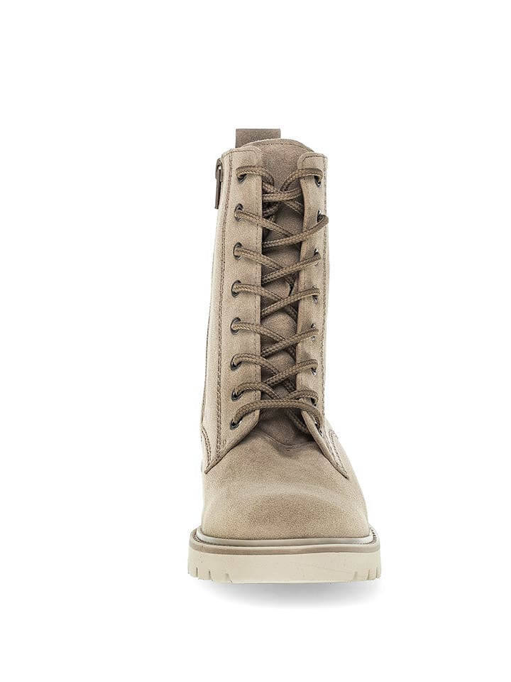 Gabor Leder-Boots in Beige günstig kaufen