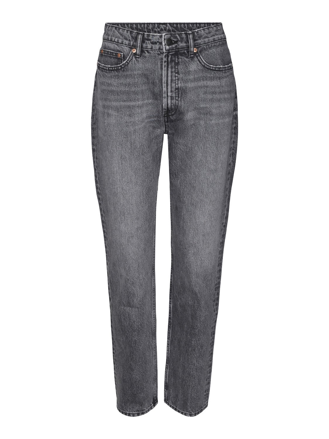 VMHAILEY Hohe Taille Gerade geschnitten Jeans