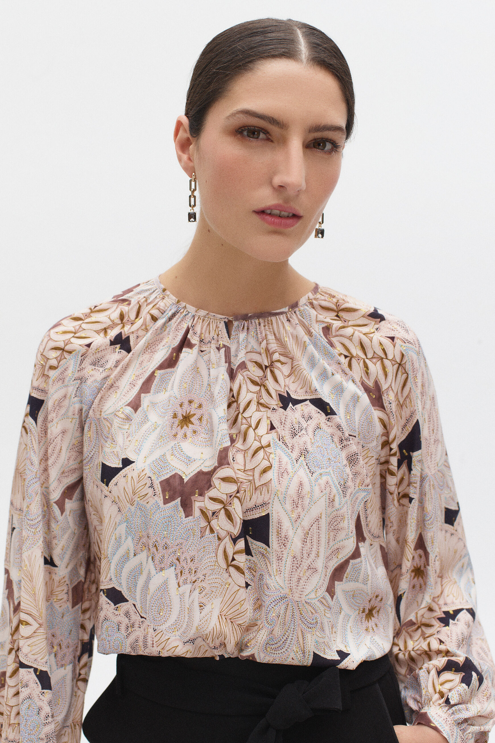 chemisier mika gold rose clair femme