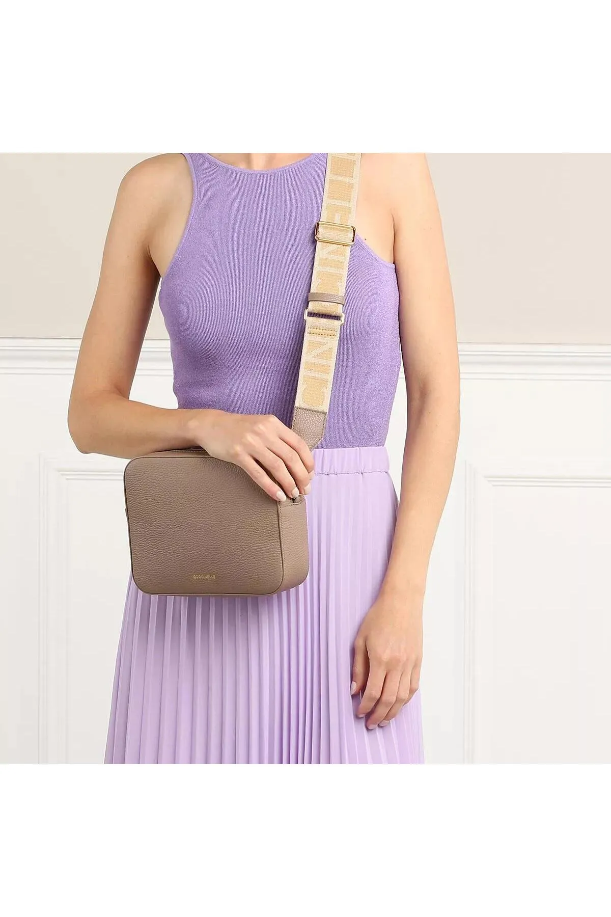 Coccinelle  Handtasche - Braun - Strukturiert