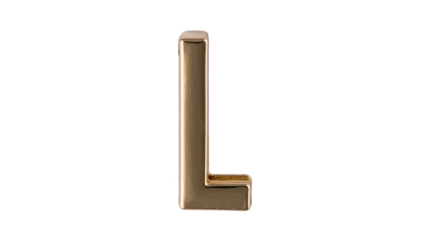 OHLALA! Golden Letter L für Personalize Cover & Sleeve