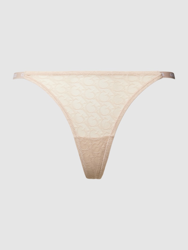 String mit Logo-Muster Modell 'EDYTHA' in beige