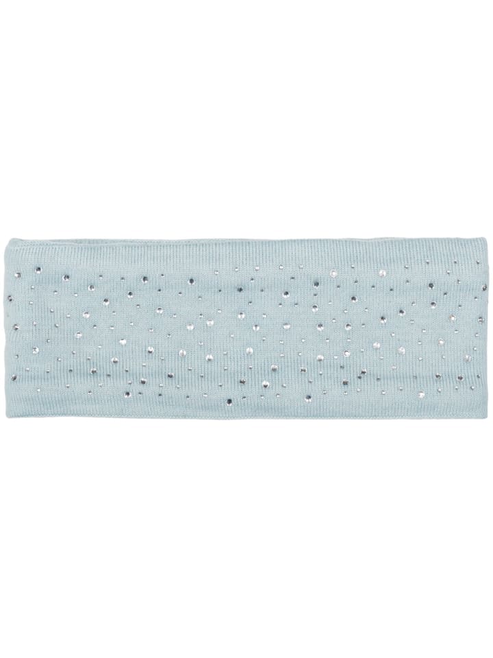styleBREAKER Feinstrick Stirnband in Eisblau günstig kaufen onesize