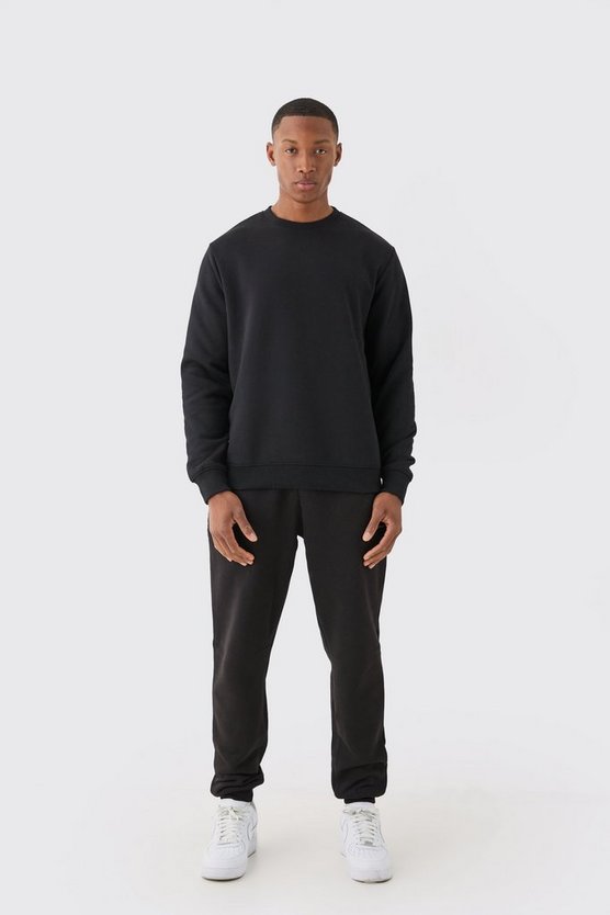 Basic Rundhals-Sweatshirt