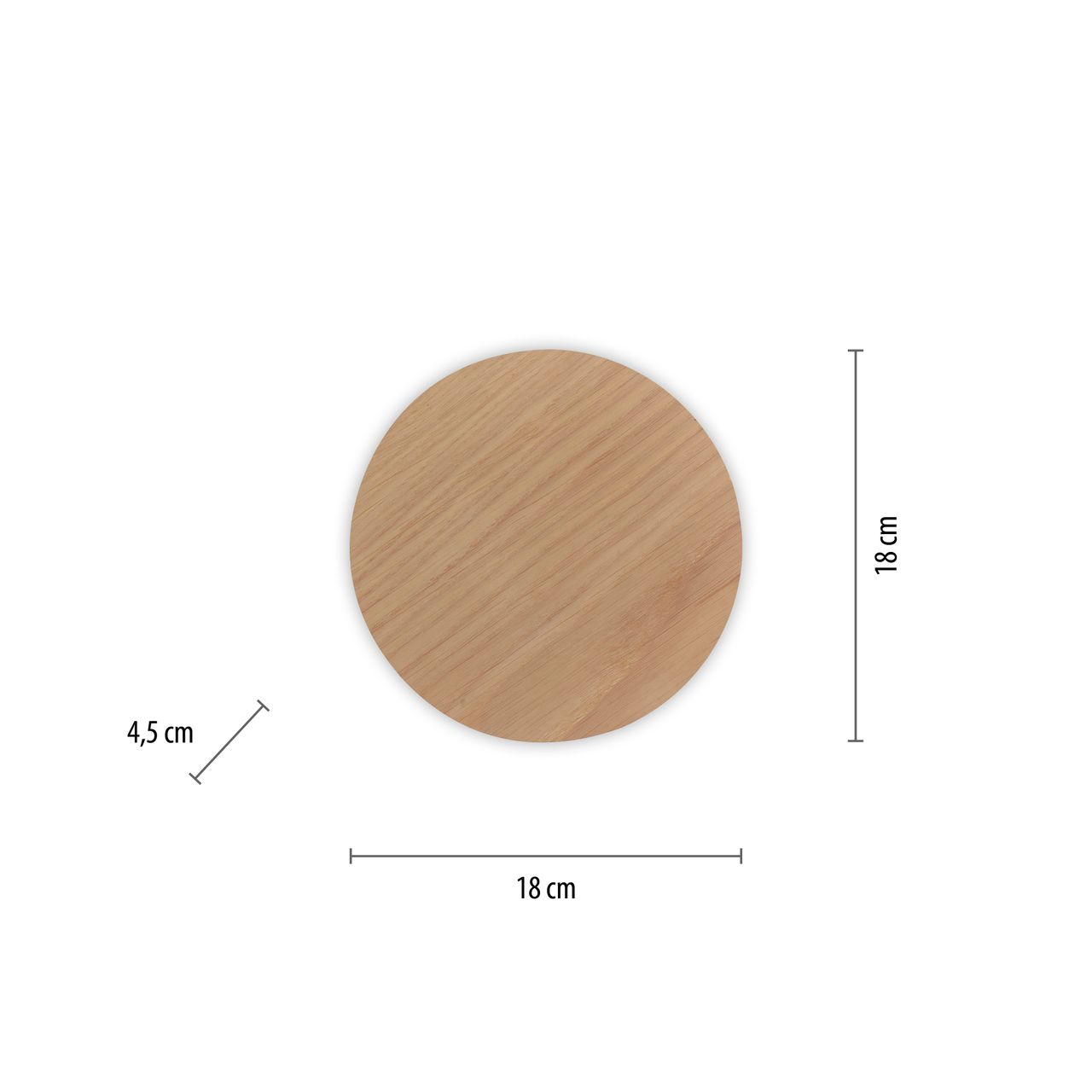 Paul Neuhaus LED Wandleuchte AKKU PUNTUA, Akkubetrieb, Klettverschluss, Holz-natur