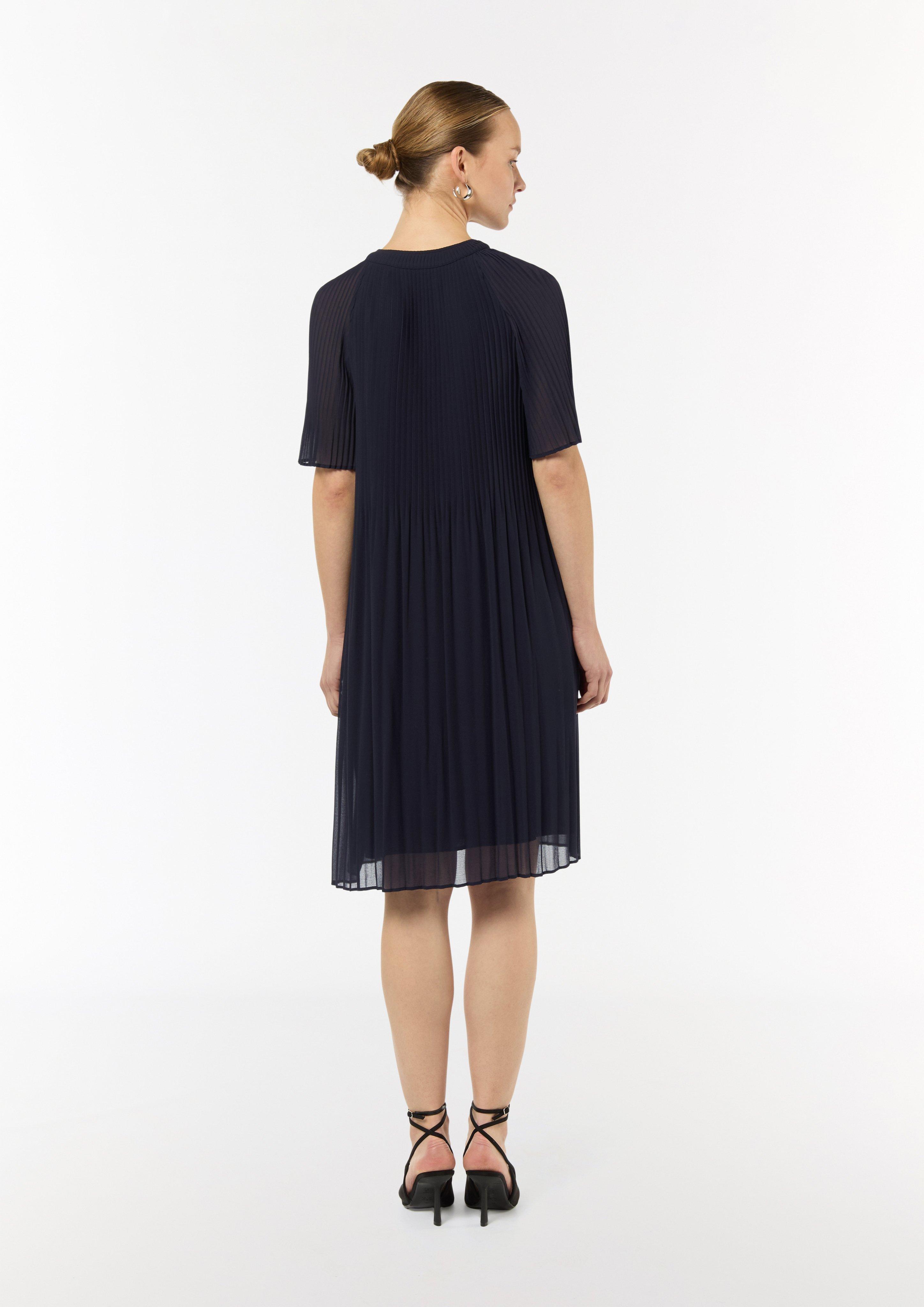 Minikleid aus Chiffon - navy