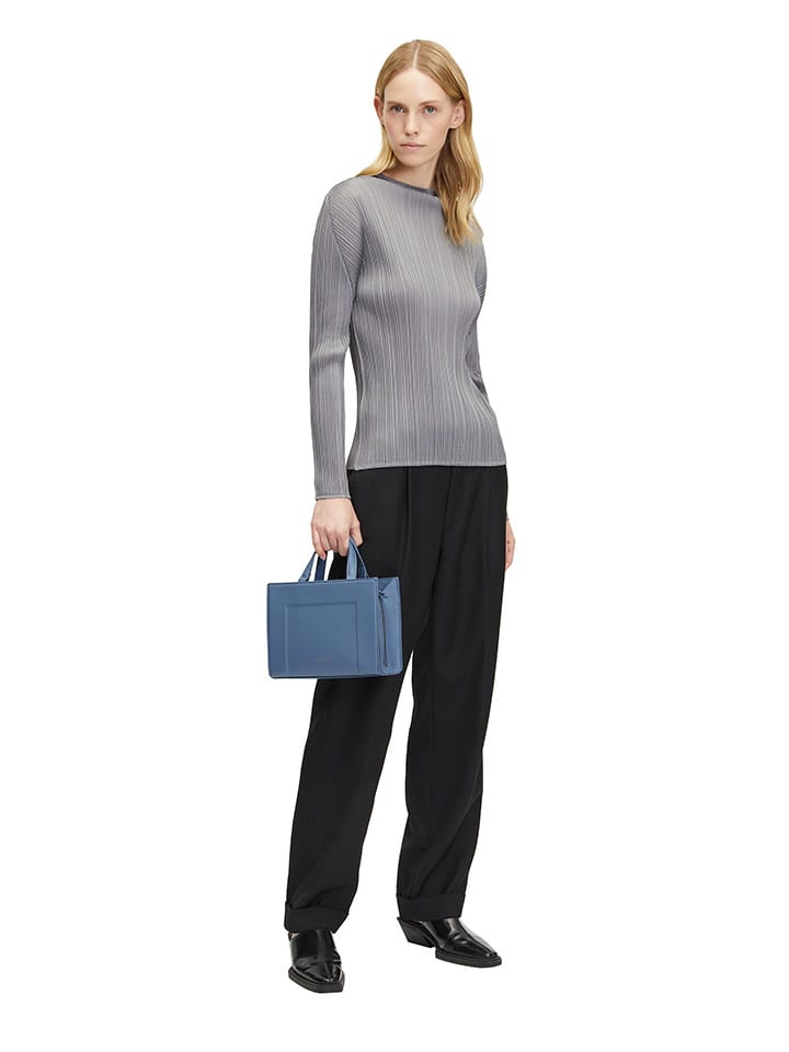 LIEBESKIND BERLIN Leder-Henkeltasche in Hellblau - (B)24 x (H)17,5 x (T)9,5 cm günstig kaufen onesize