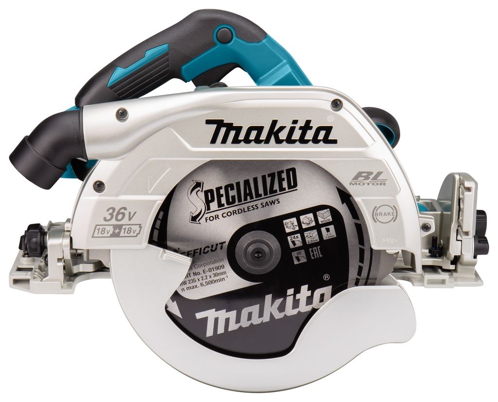 Makita DHS900Z Akku-rundsav 235 mm 2 x 18V ekskl. batterier og oplader