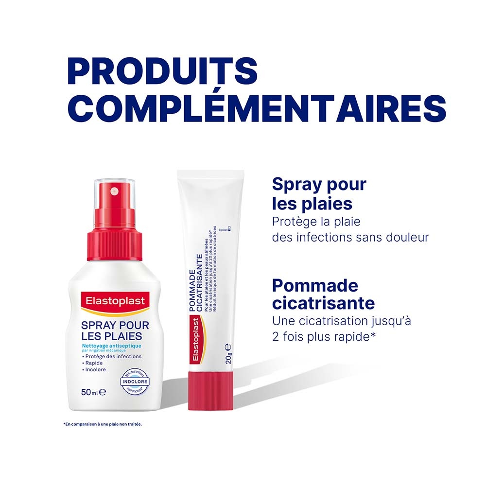 elastoplast Elastoplast Green & Protect Tissu - Bandes à Découper 10 x 6cm Pansements