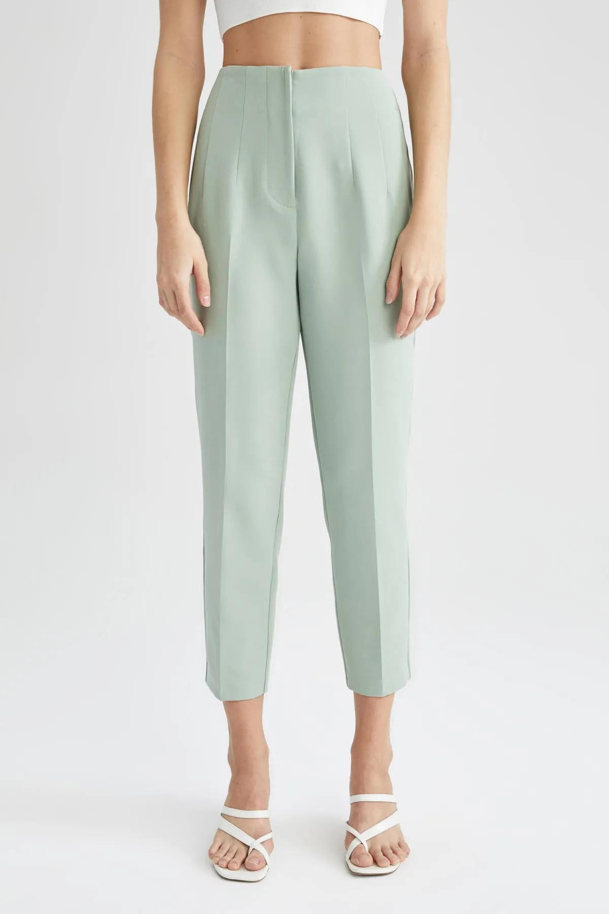 DeFacto  Slim-Fit-Hose mit hoher Taille
