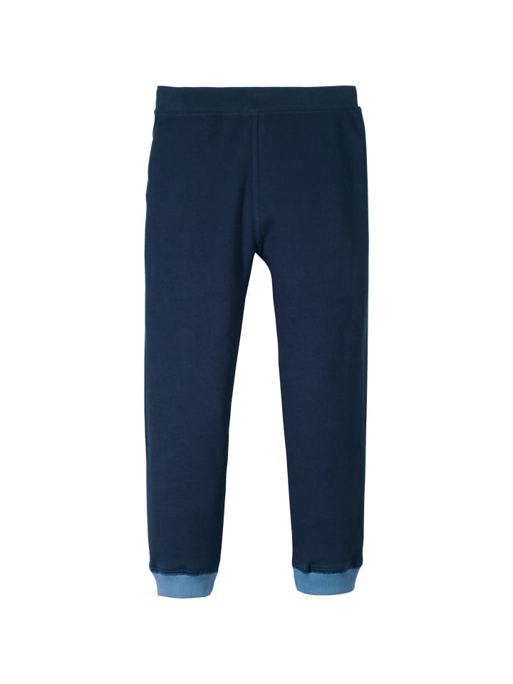 Erwin Müller Interlock-Jersey Kinder-Schlafanzug 2er-Pack in rauchblau/marine günstig kaufen