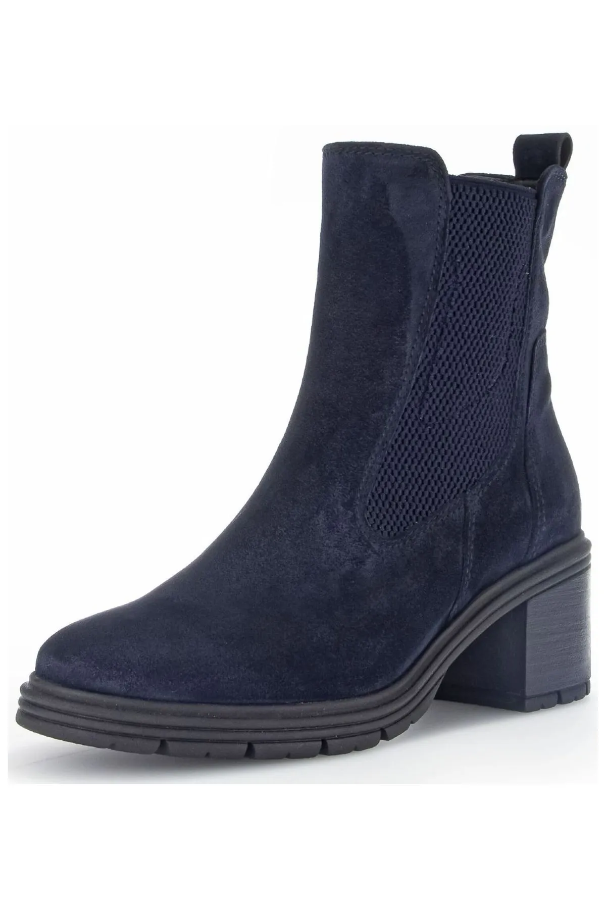 GABOR  Stiefelette - Blau - Blockabsatz