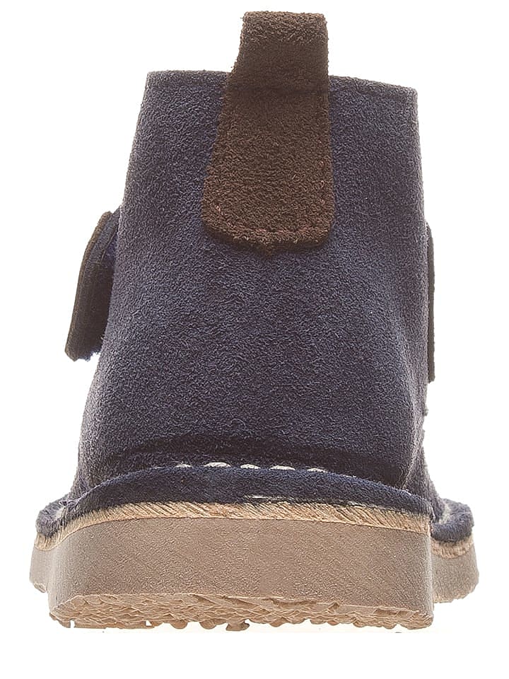 lamino Leder-Halbschuhe in Dunkelblau günstig kaufen 29