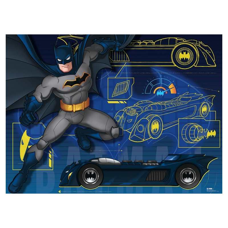 Puzzle la batmobile Batman 100 pièces