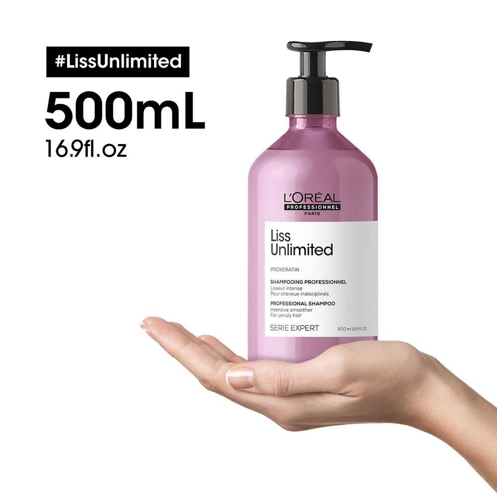 L'Oréal Professionnel Série Expert Liss Unlimited Shampoing pour cheveux indisciplinés oulissés