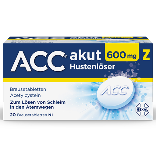 ACC akut 600 Z Hustenlöser Brausetabletten  20 St  Brausetabletten