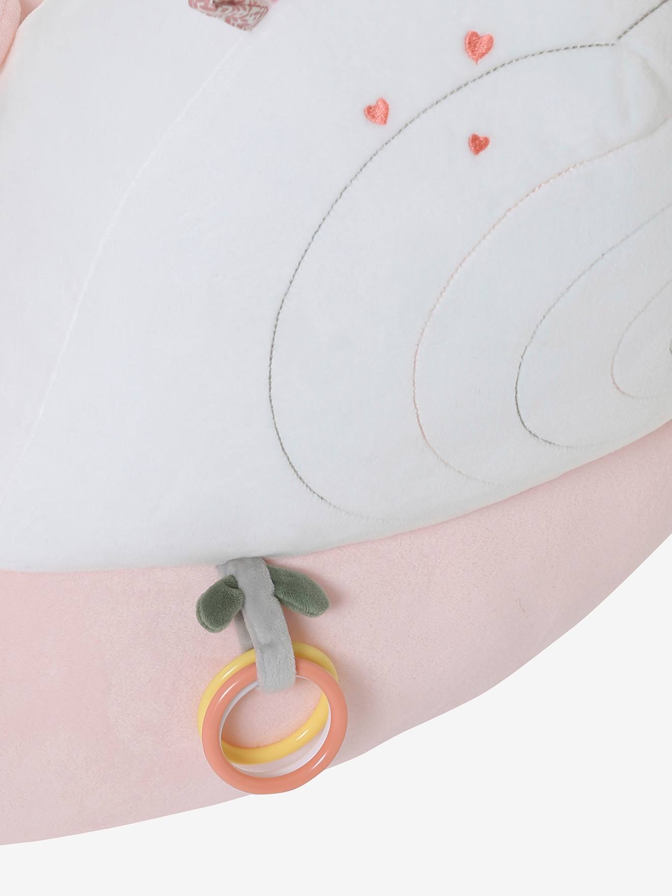 Vertbaudet Baby Stoffschnecke ROSA WELT - mehrfarbig