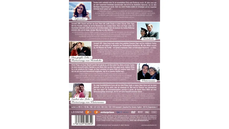 Rosamunde Pilcher - Familiengeheimnisse - Collection  [5 DVDs]