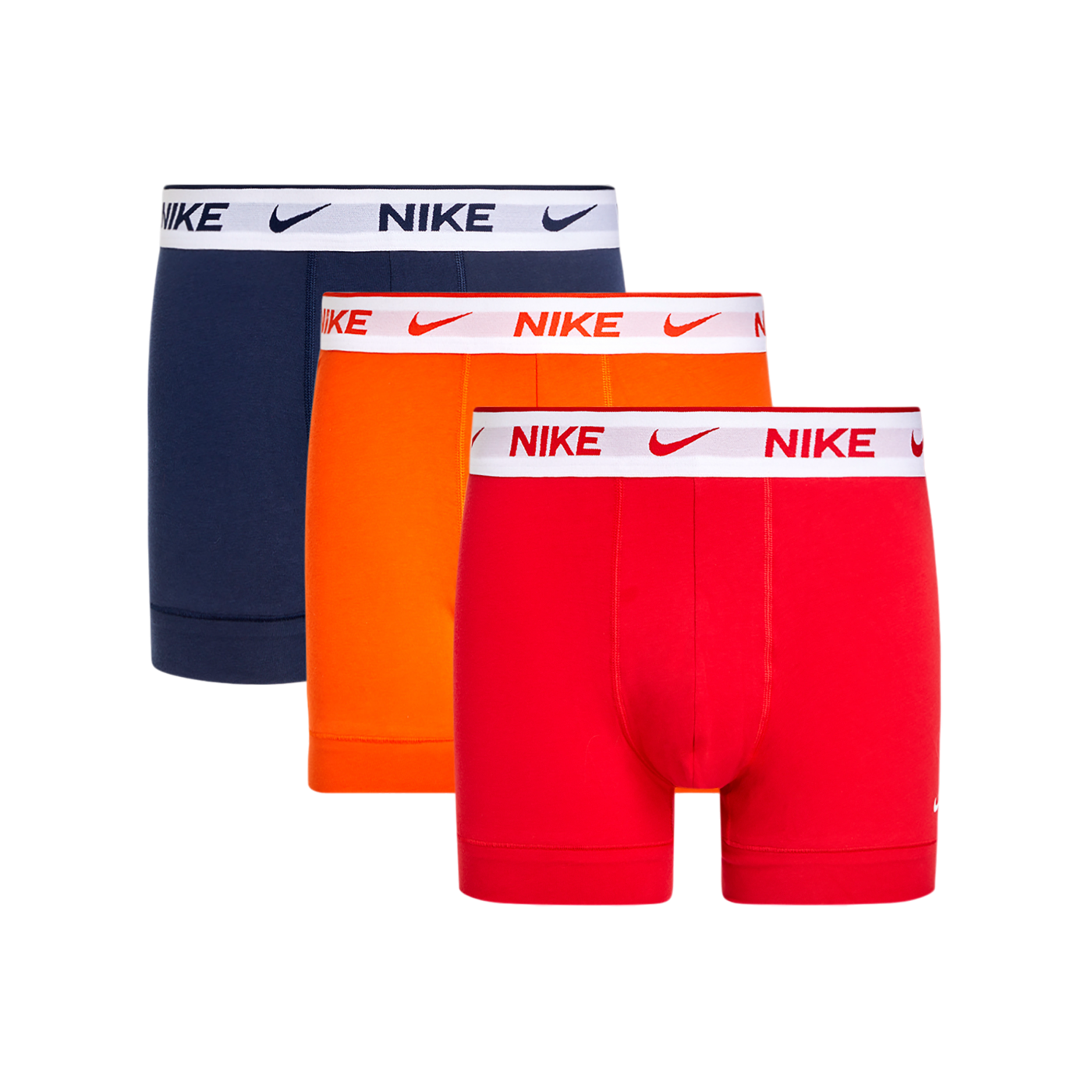 Nike Cotton Trunk Boxershort 3er Pack Rot Blau Orange F9OZ