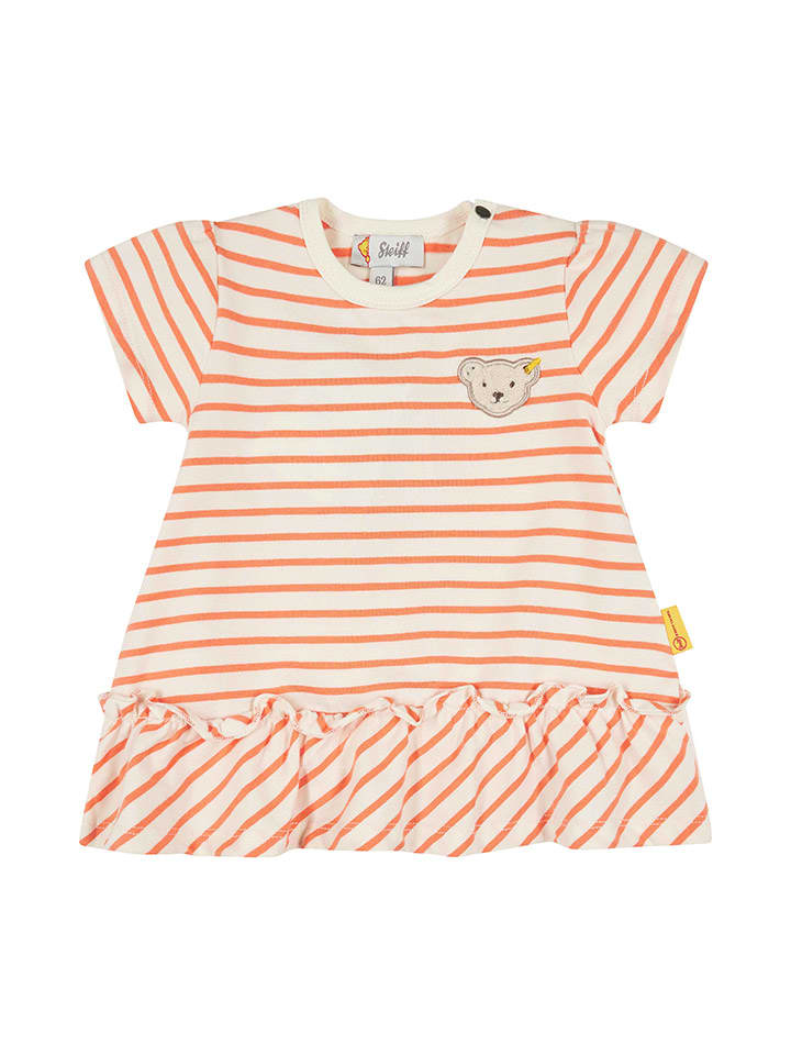 Steiff Kleid in Orange/ Beige günstig kaufen