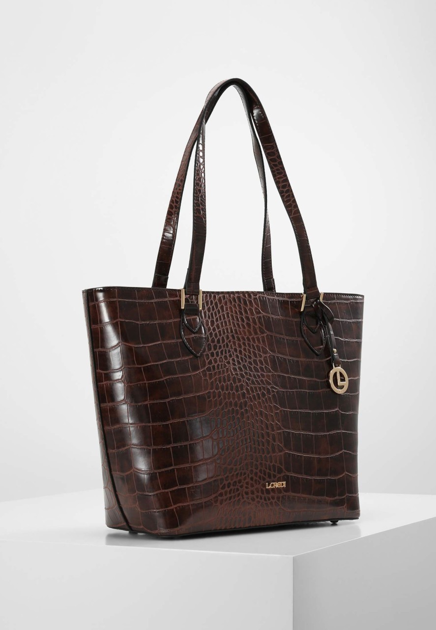 L. CREDI Handtaschen braun