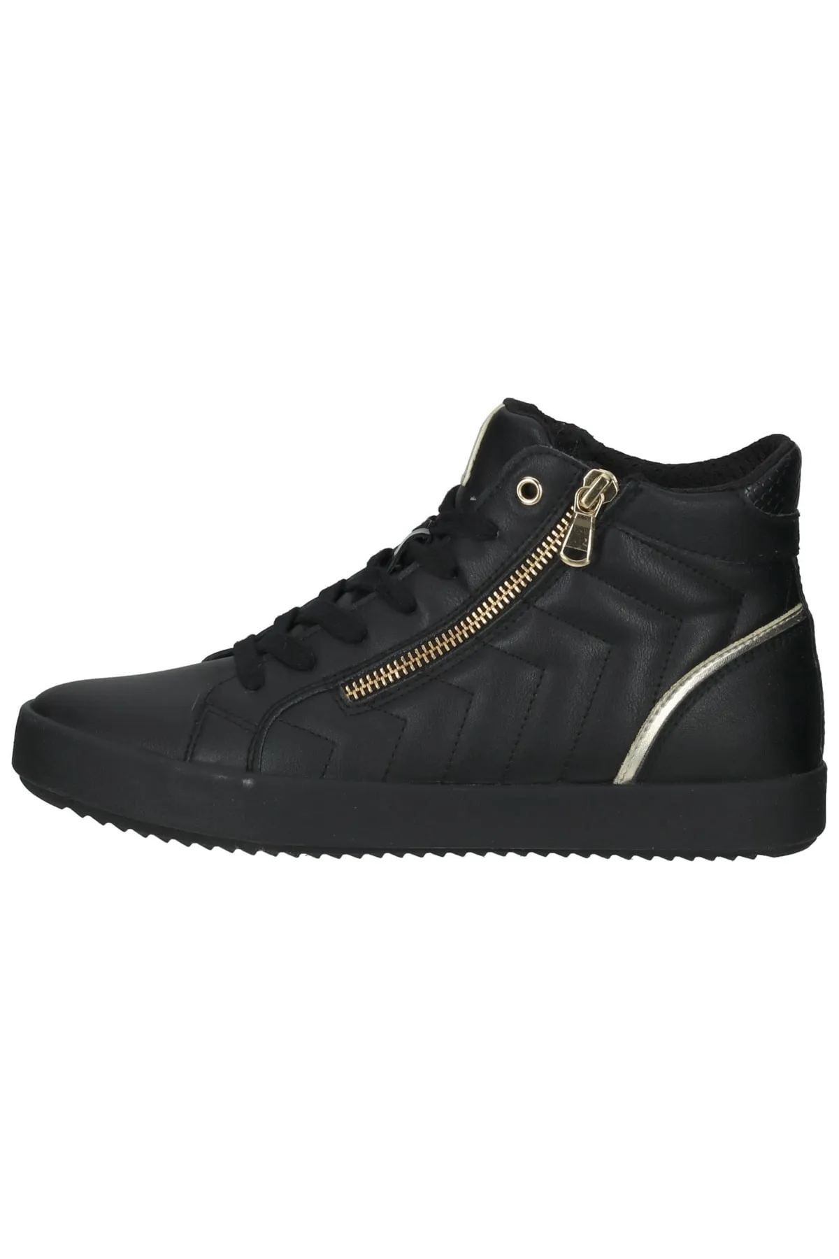 Geox  Sneaker - Schwarz - Flacher Absatz