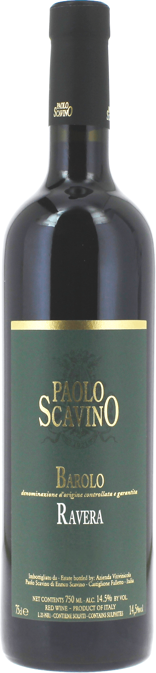 Barolo d.o.c.g. ravera paolo scavino 2019