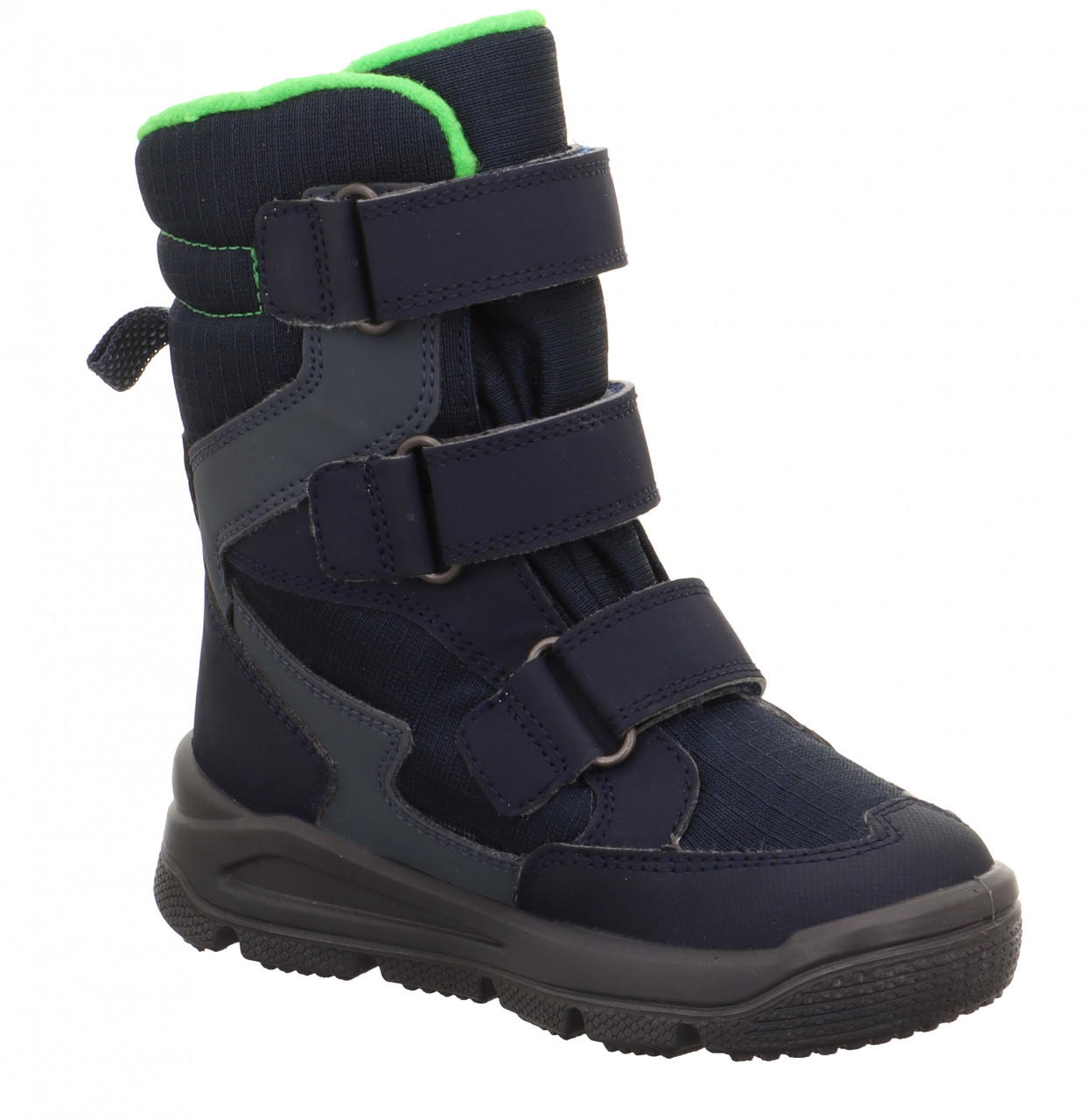 MARS - Blau/Grün Stiefel mit Klettverschluss