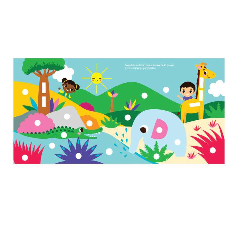 Livre de gommette, Petites pousses, Ma maternelle avec des gommettes - Fleurus